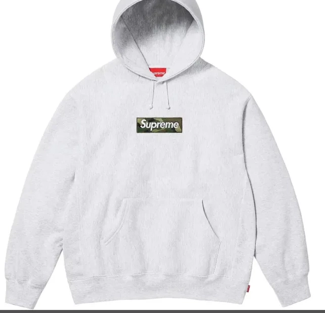 White Hooded M L S Flower Red Black Box Grey Logo XL 23Fw Light 0523